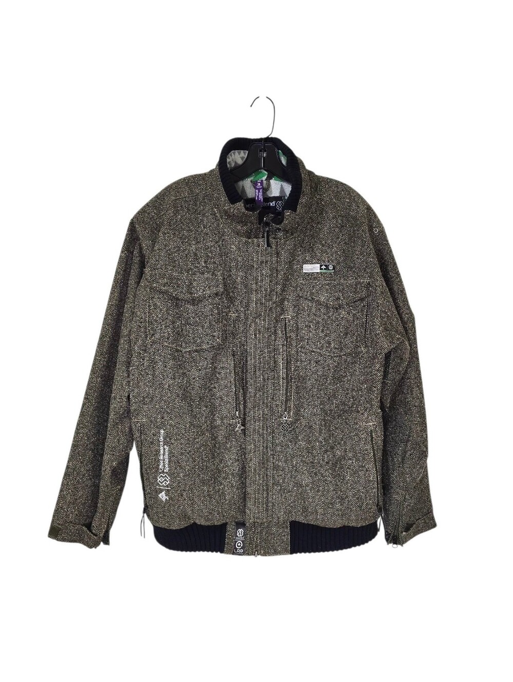 Special Blend x LRG Lifted Research Group Herringbone Ski Board Coat Mens Medium